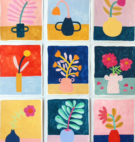 still life - gouache painting | original artwork