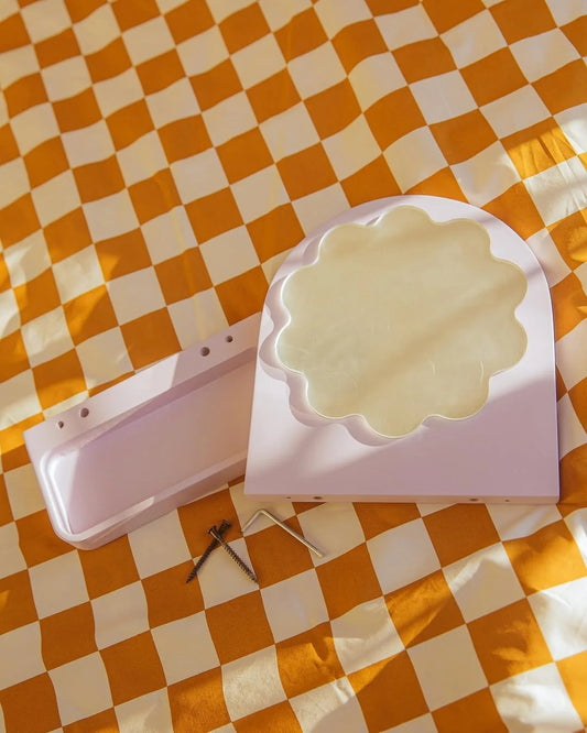 bougie woogie - tabletop fleur mirror
