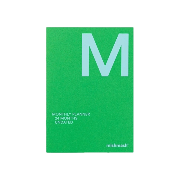 mishmash monthly planner undated - large a4