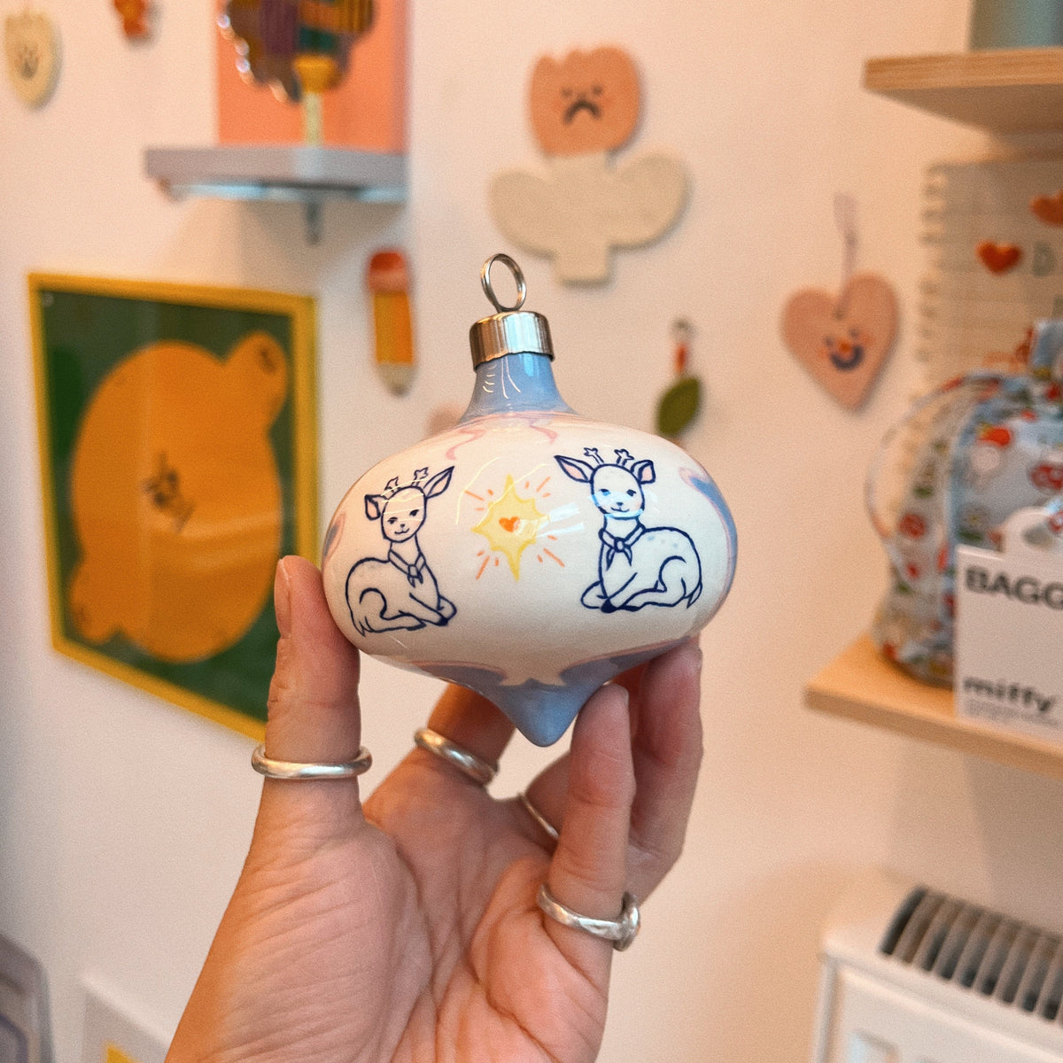 ceramic painting: baubles
