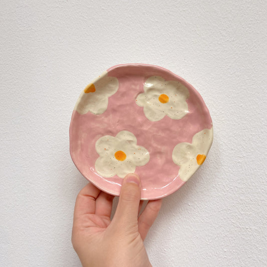 mug + dish | daisy flower