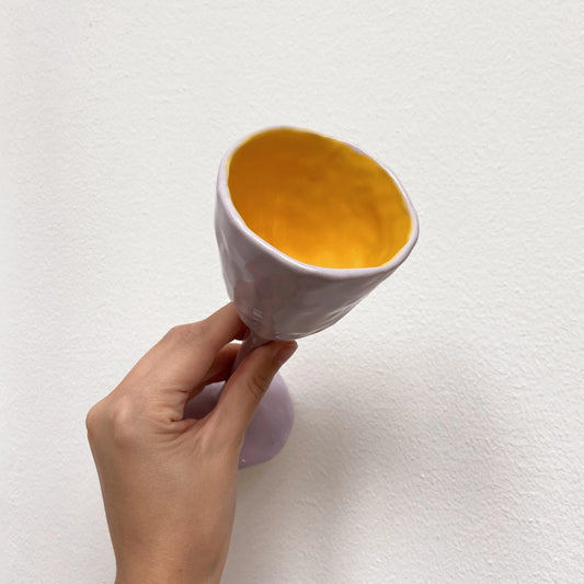 wine cup | pastel purple