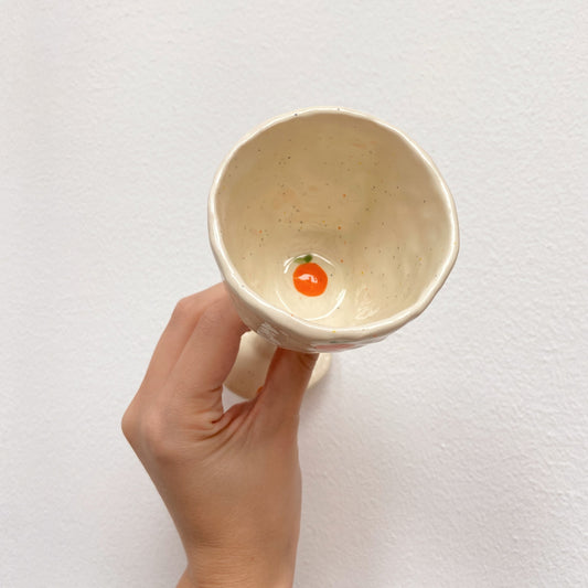 wine cup | tangerine