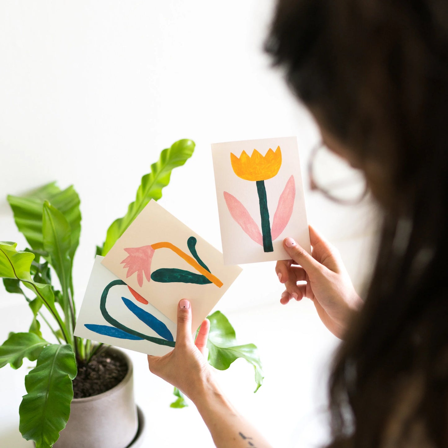 tulips card set