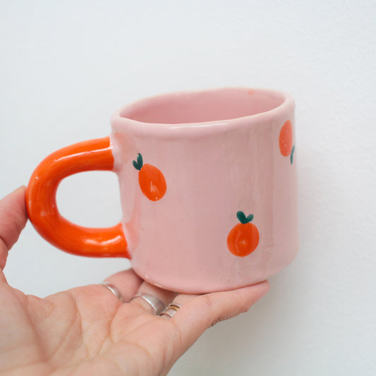 mug | tangerine handle