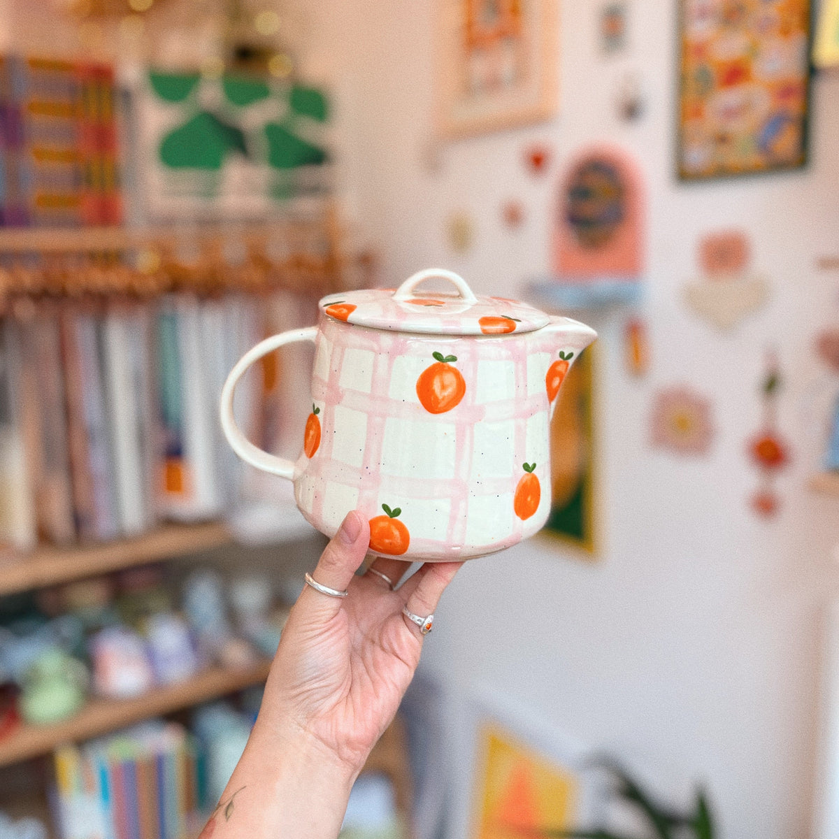 ceramic painting: teapot