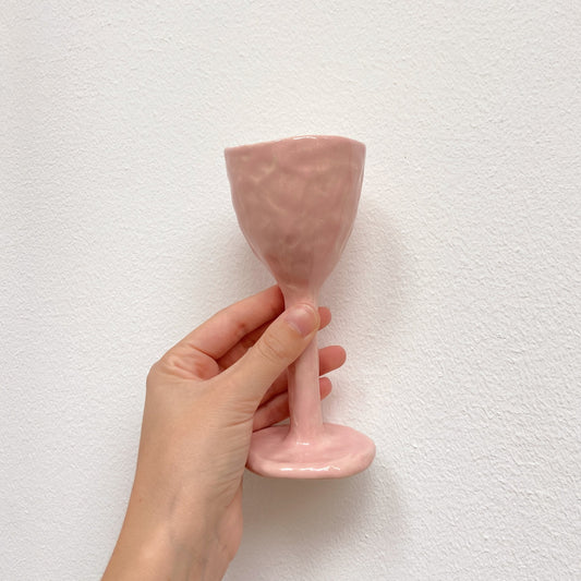 wine cup | pastel pink