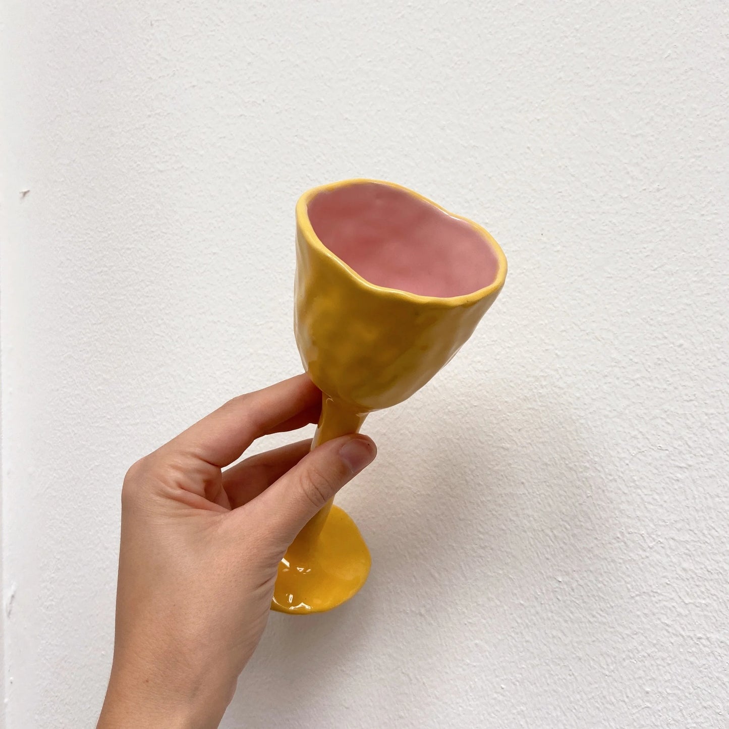 wine cup | yellow