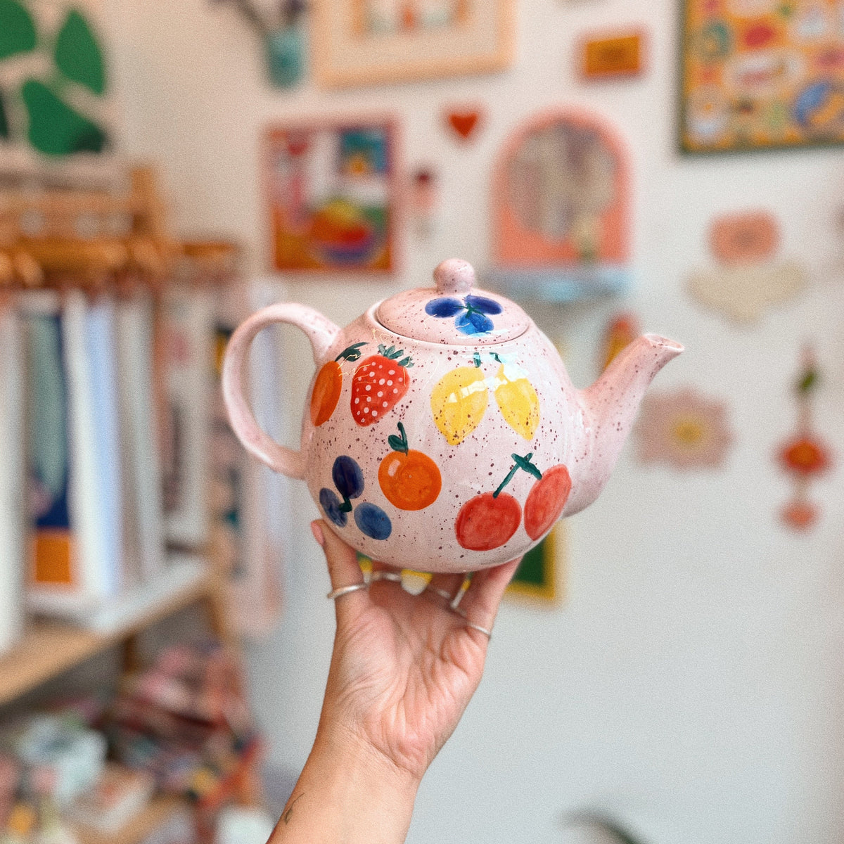 ceramic painting: teapot