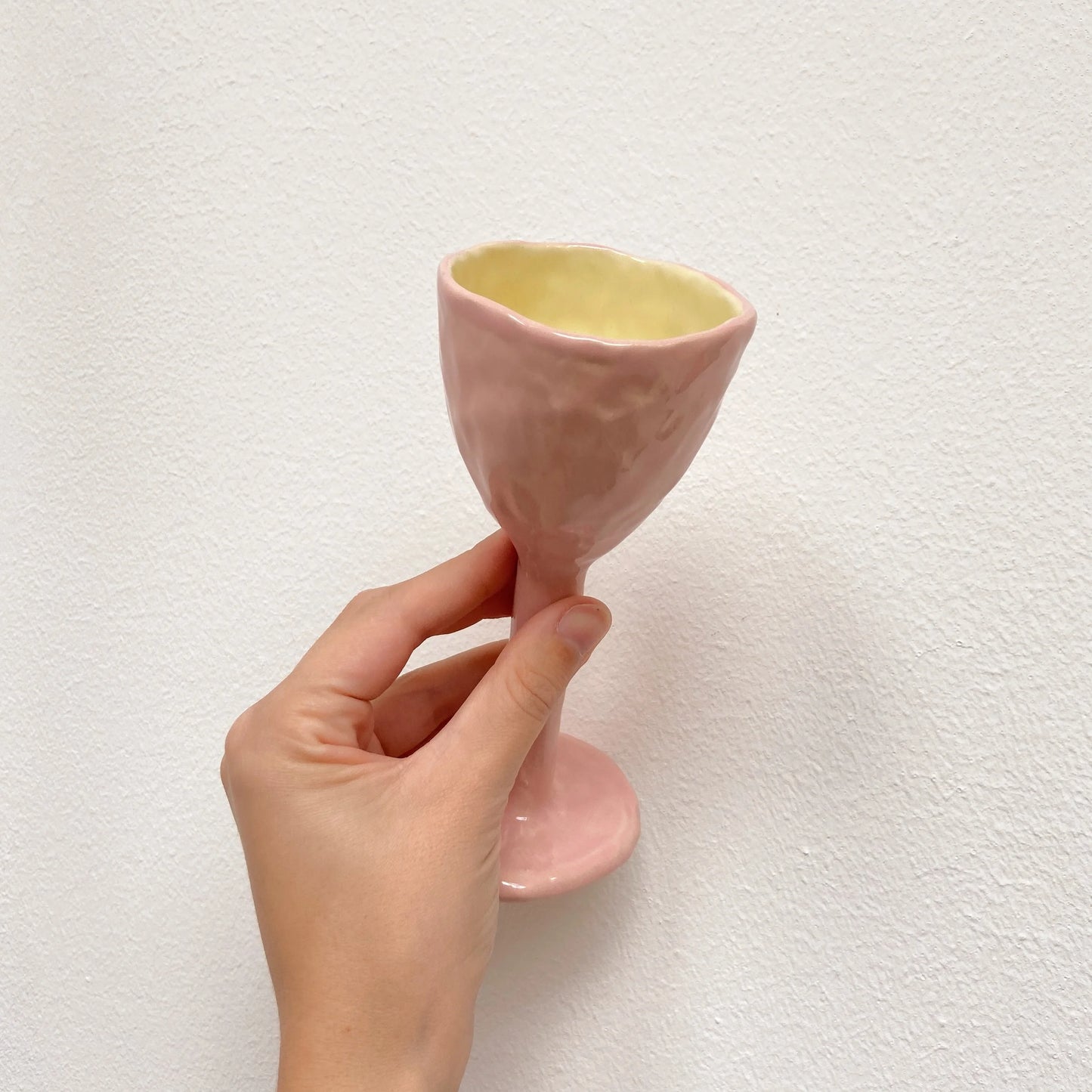 wine cup | pastel pink
