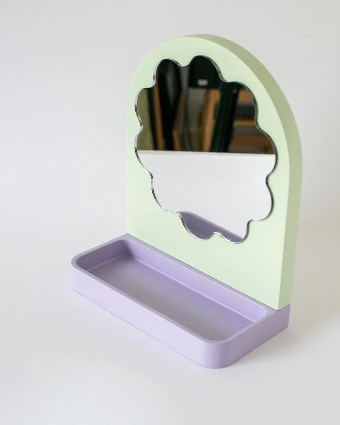 bougie woogie - tabletop fleur mirror
