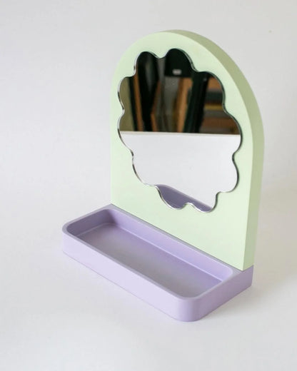 bougie woogie - tabletop fleur mirror