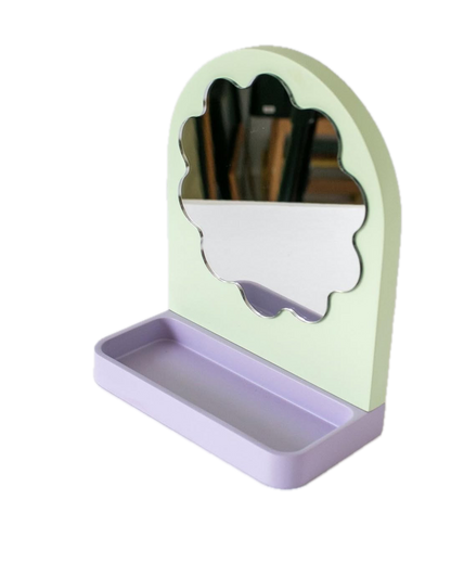 bougie woogie - tabletop fleur mirror