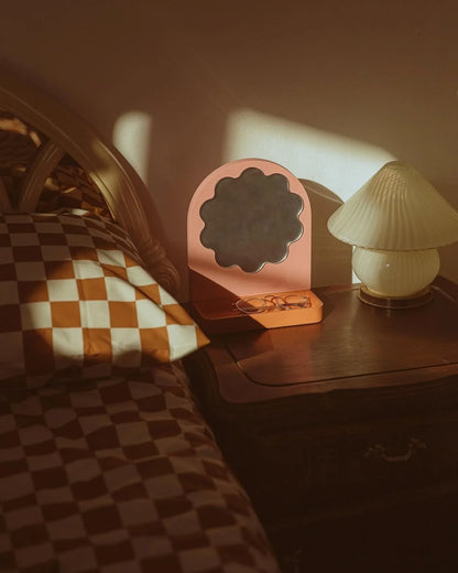 bougie woogie - tabletop fleur mirror