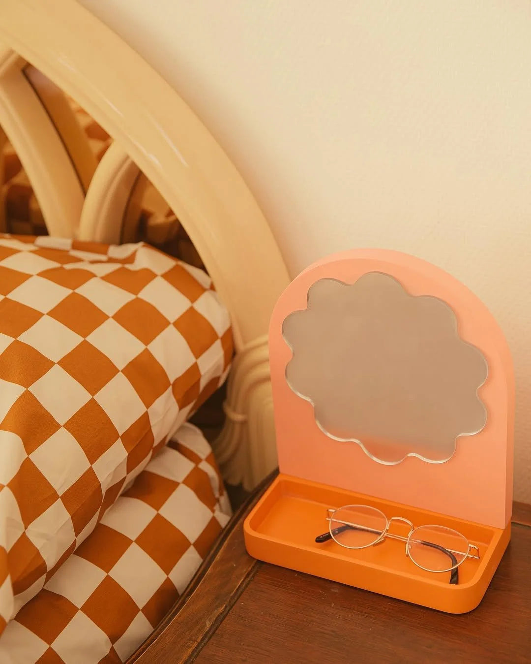 bougie woogie - tabletop fleur mirror