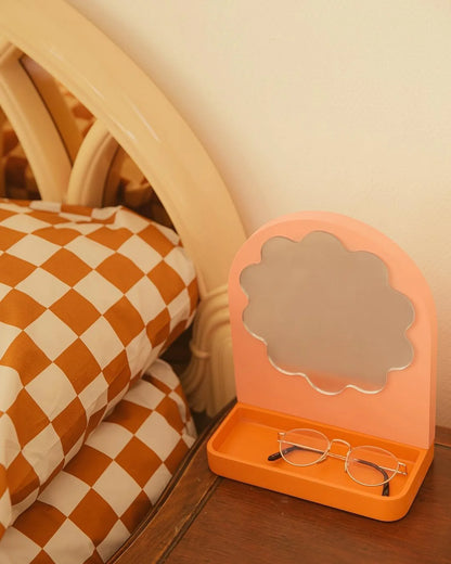 bougie woogie - tabletop fleur mirror