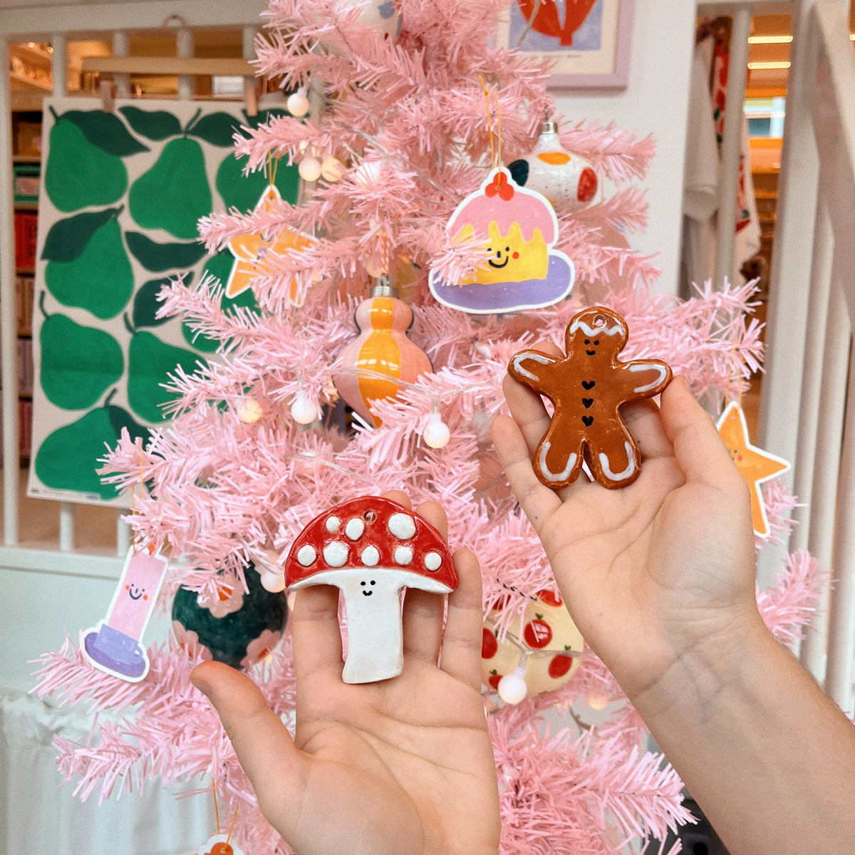 ceramic making: ornaments