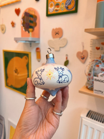 ceramic painting: baubles