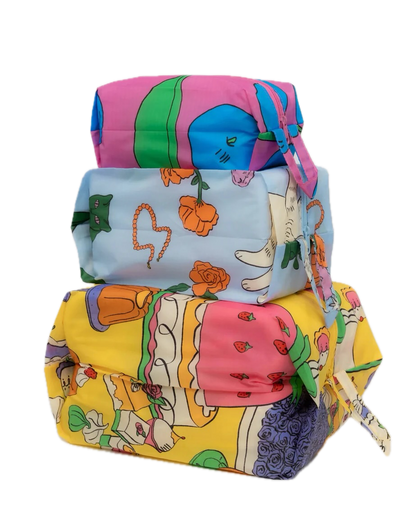 3D zip set baggu - still life