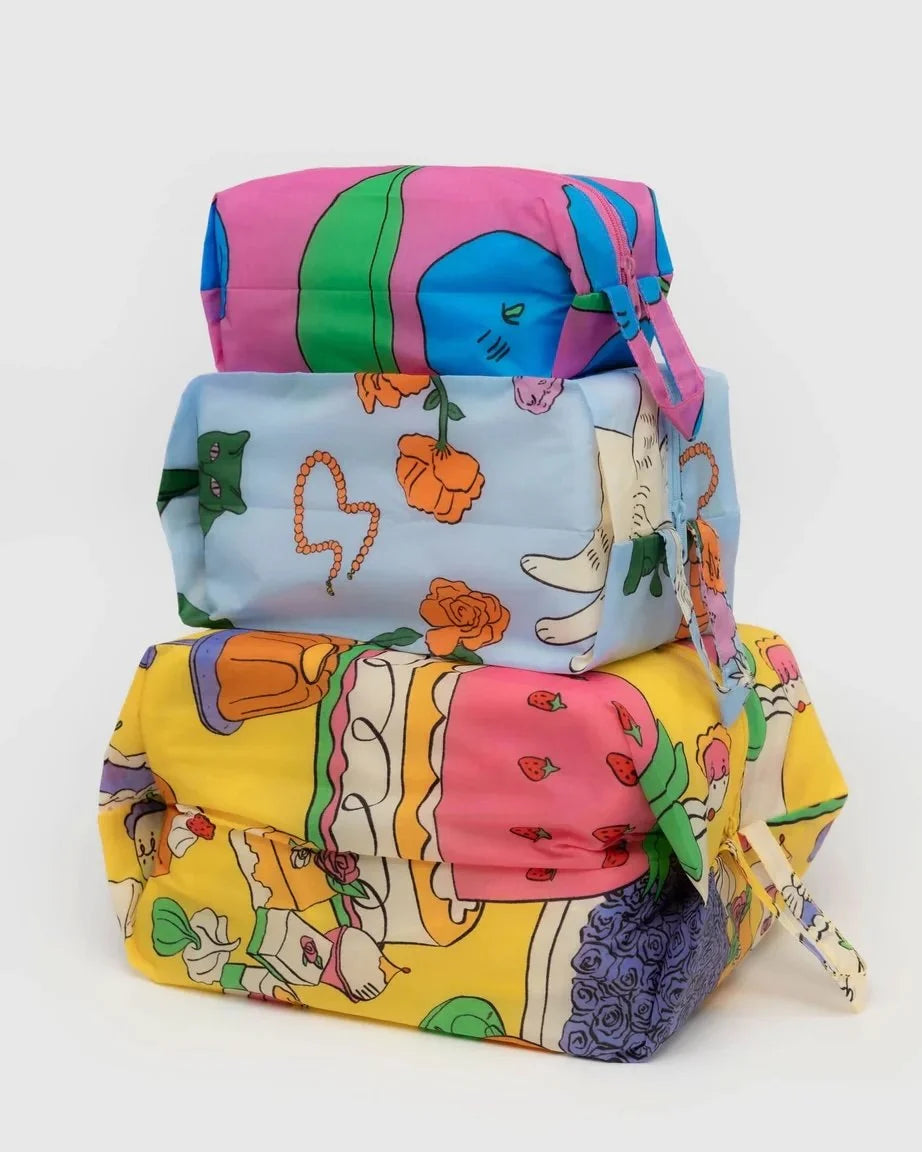 3D zip set baggu - still life