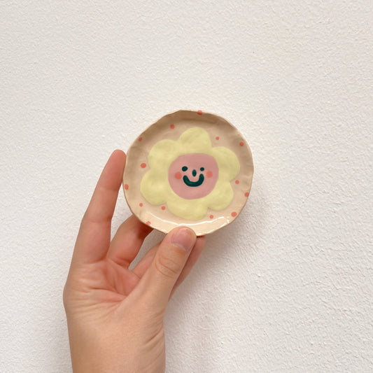 tiny trinket dish | pastel speckle friend