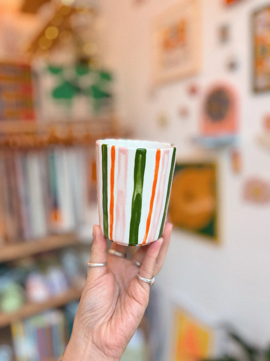 tumbler | stripey party