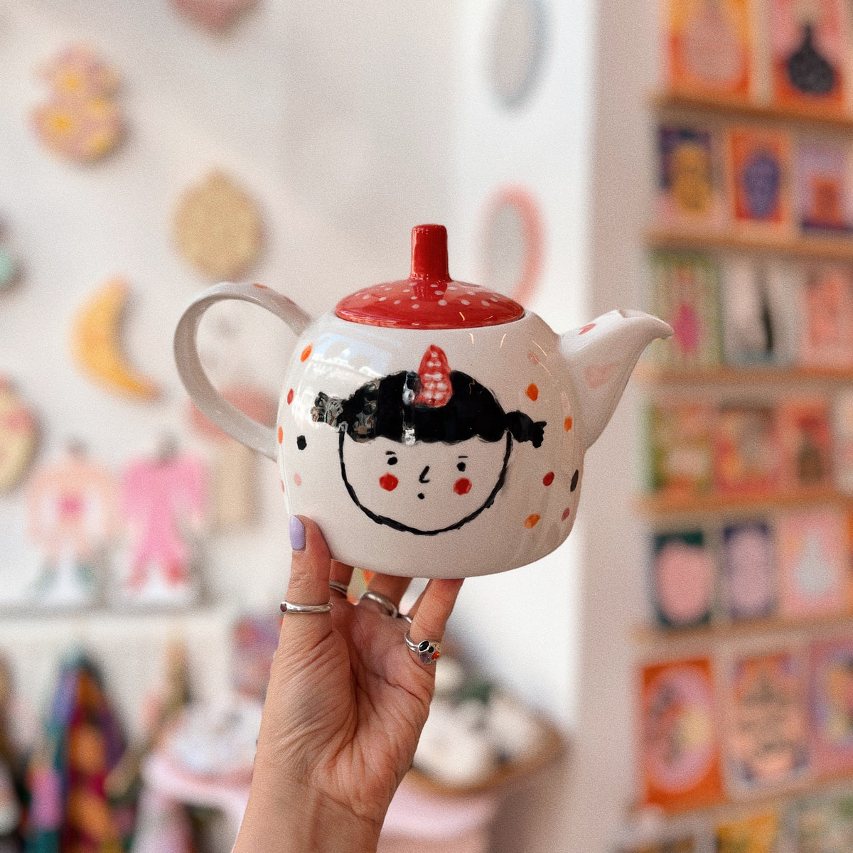 ceramic painting: teapot
