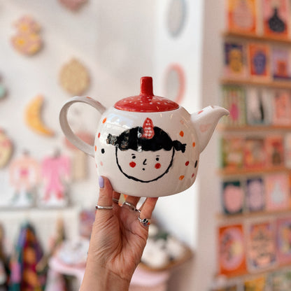 ceramic painting: teapot