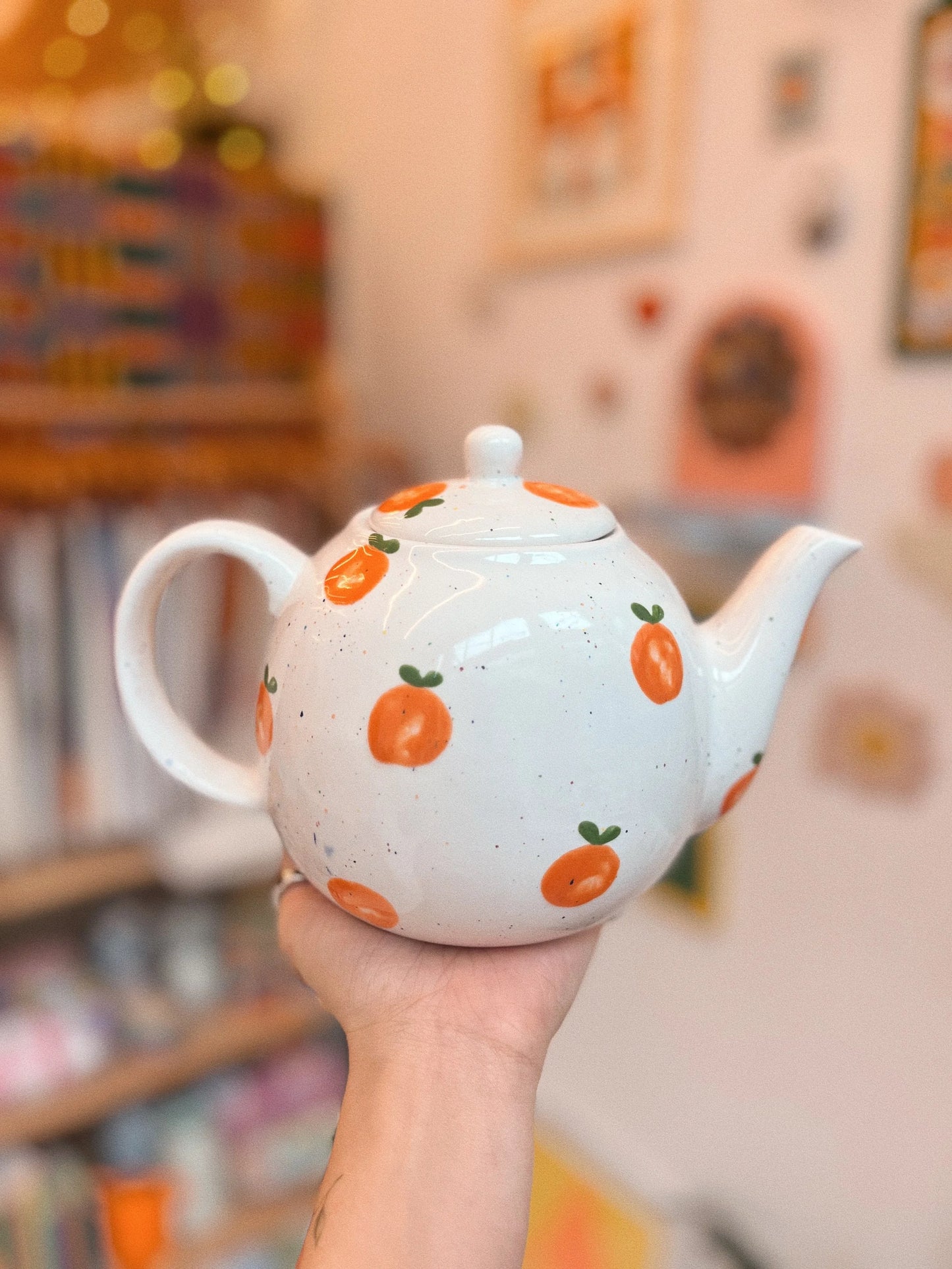 teapot | festive oranges