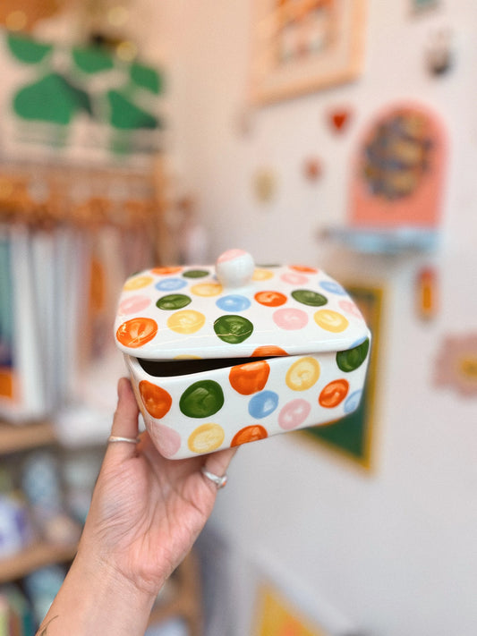 butter dish | dotted circus