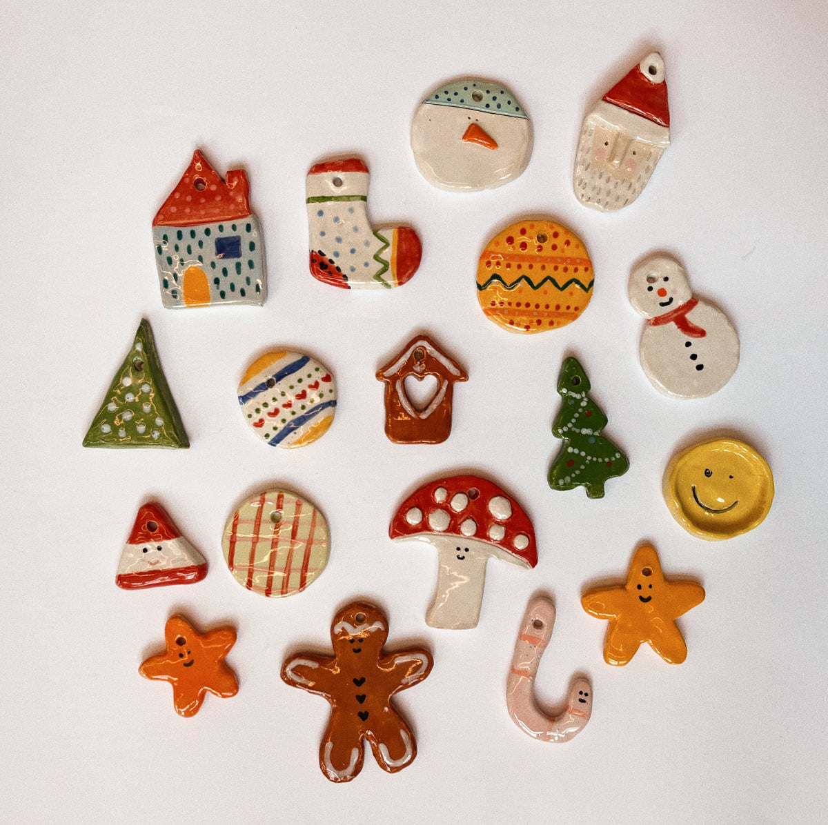 ceramic making: ornaments