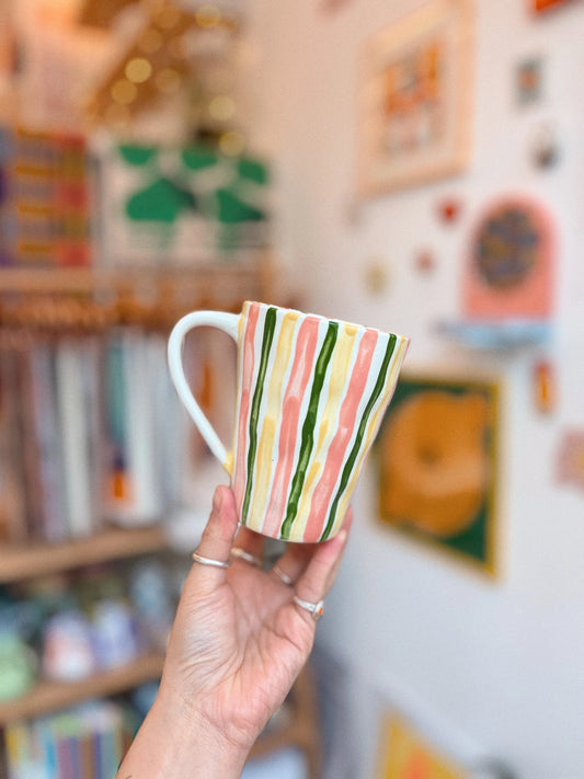 mug | stripy party