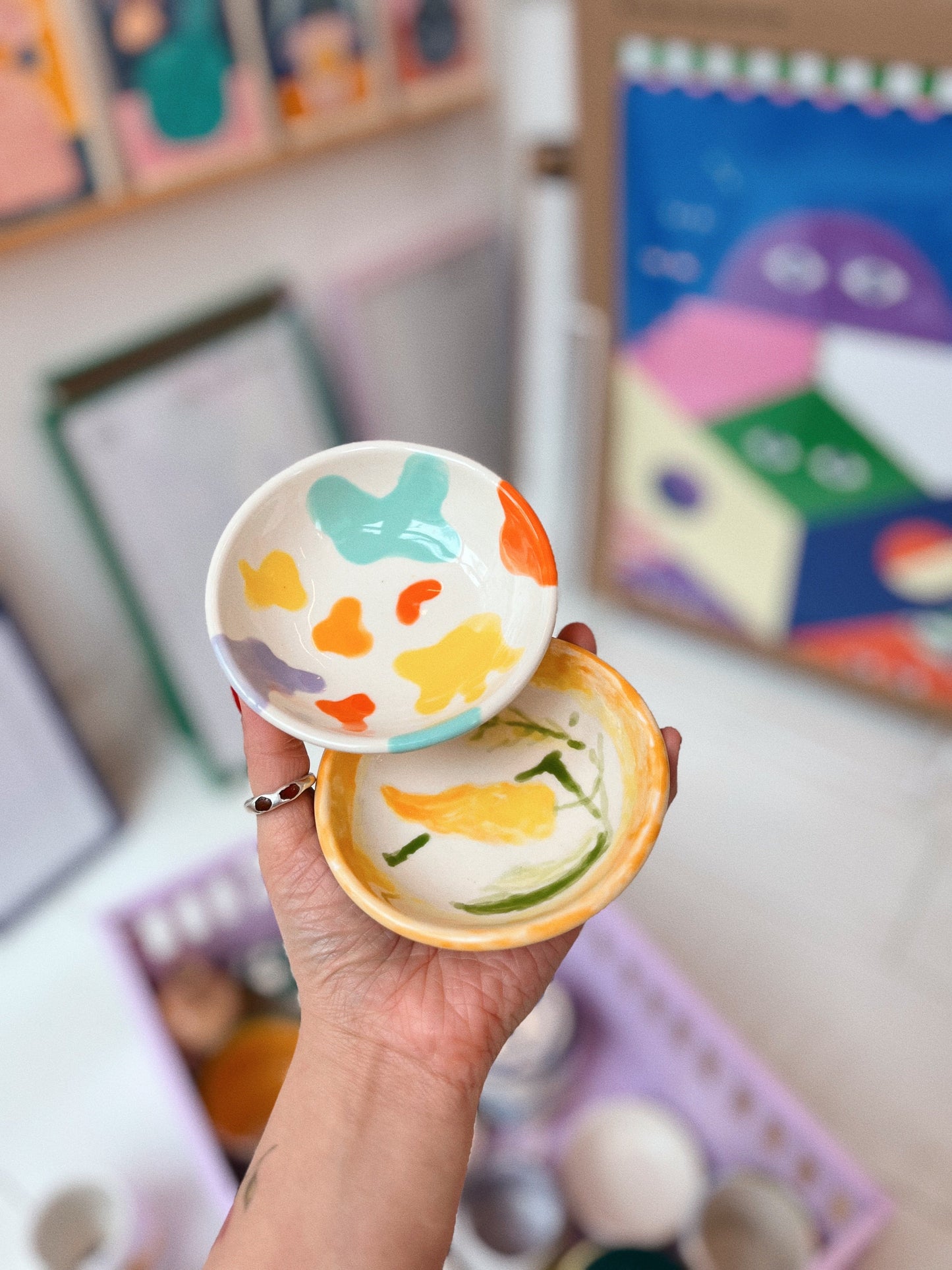 ceramic painting: small object