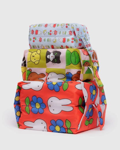 3D zip set baggu - miffy