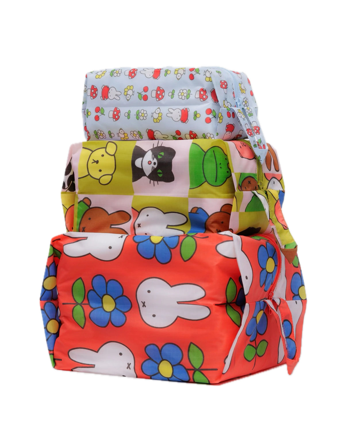 3D zip set baggu - miffy