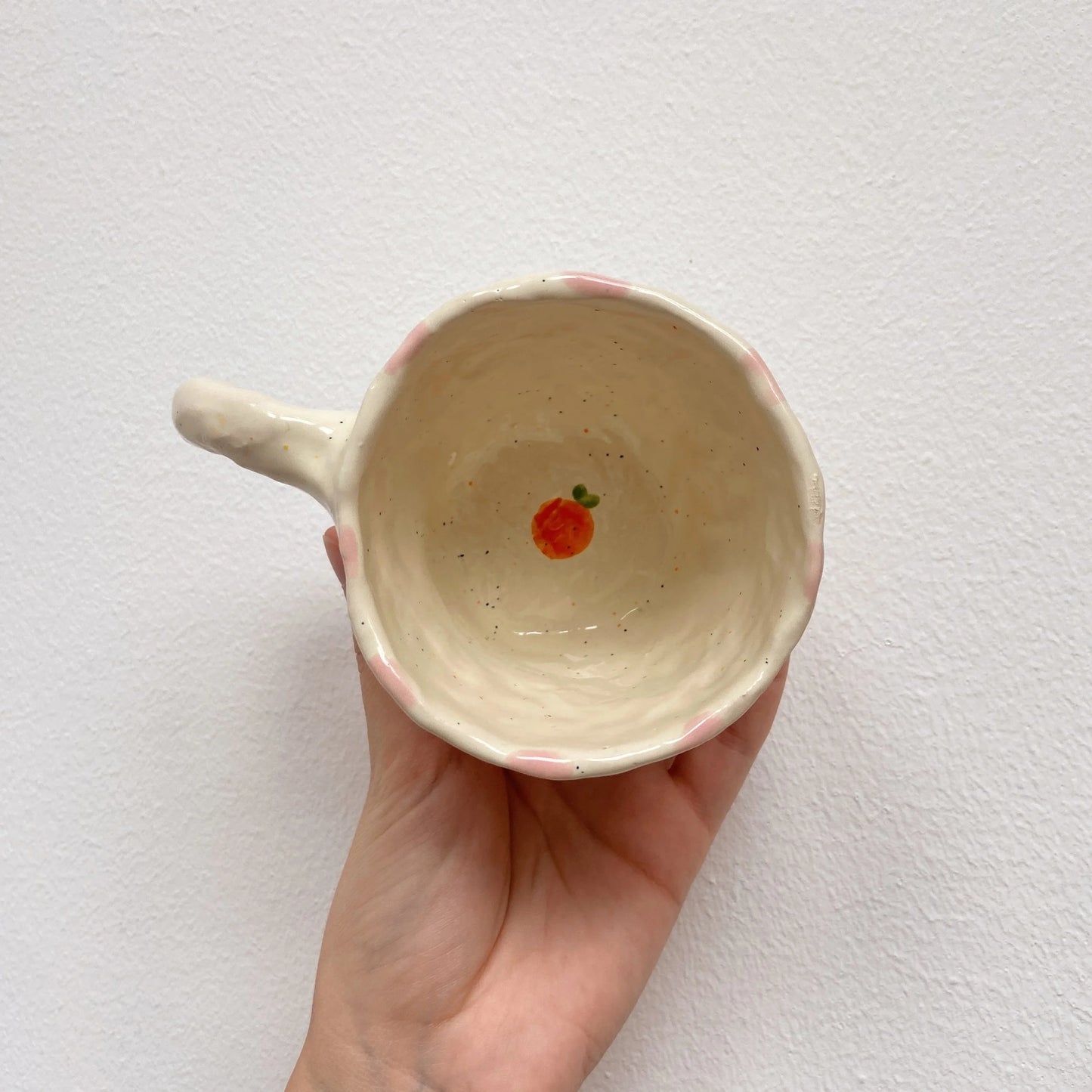 mug + dish | pink tangerine picnic