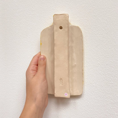 wall vase | yellow flower