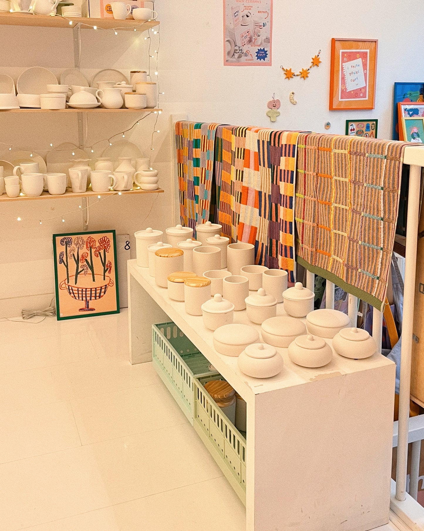 memory jar painting & kimchi making