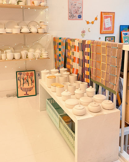 memory jar painting & kimchi making