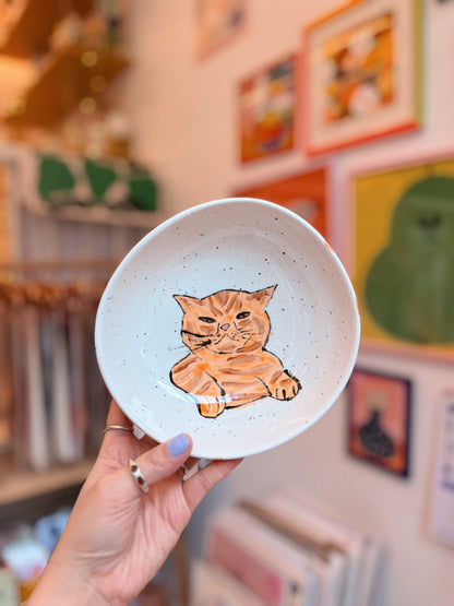 ceramic painting: pet bowl