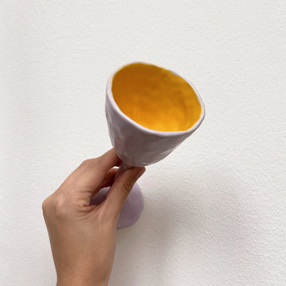 wine cup | pastel purple