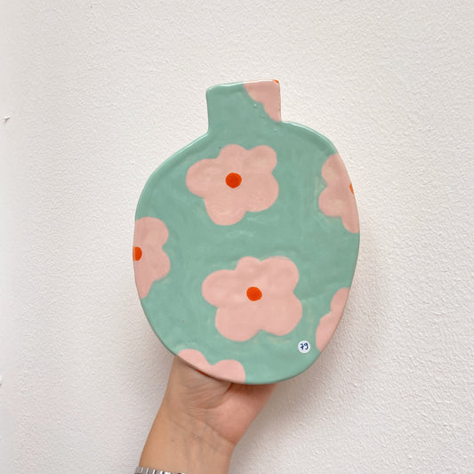 wall vase | pink flower