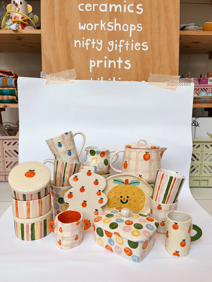 teapot | festive oranges