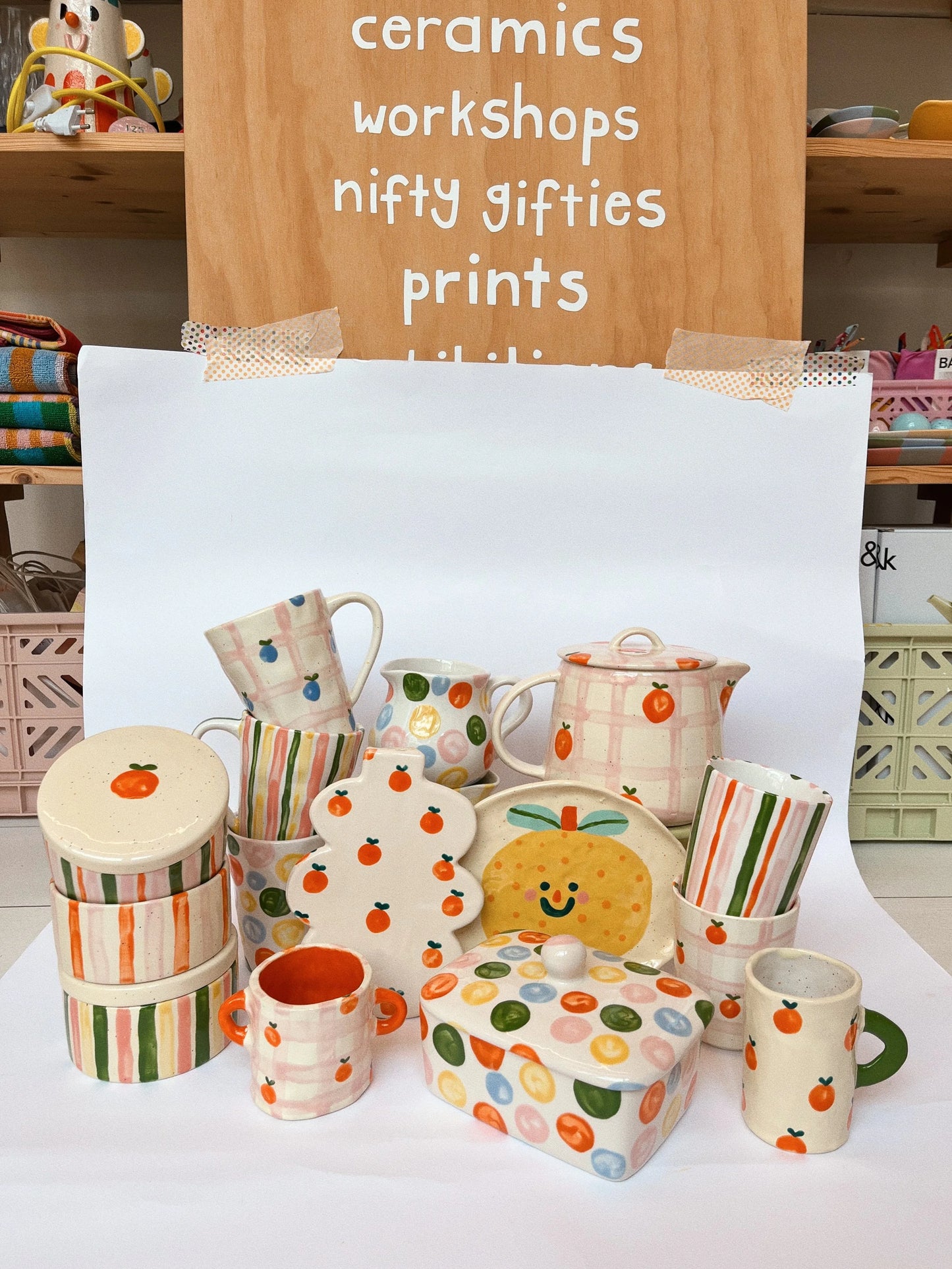 tumbler | stripey party