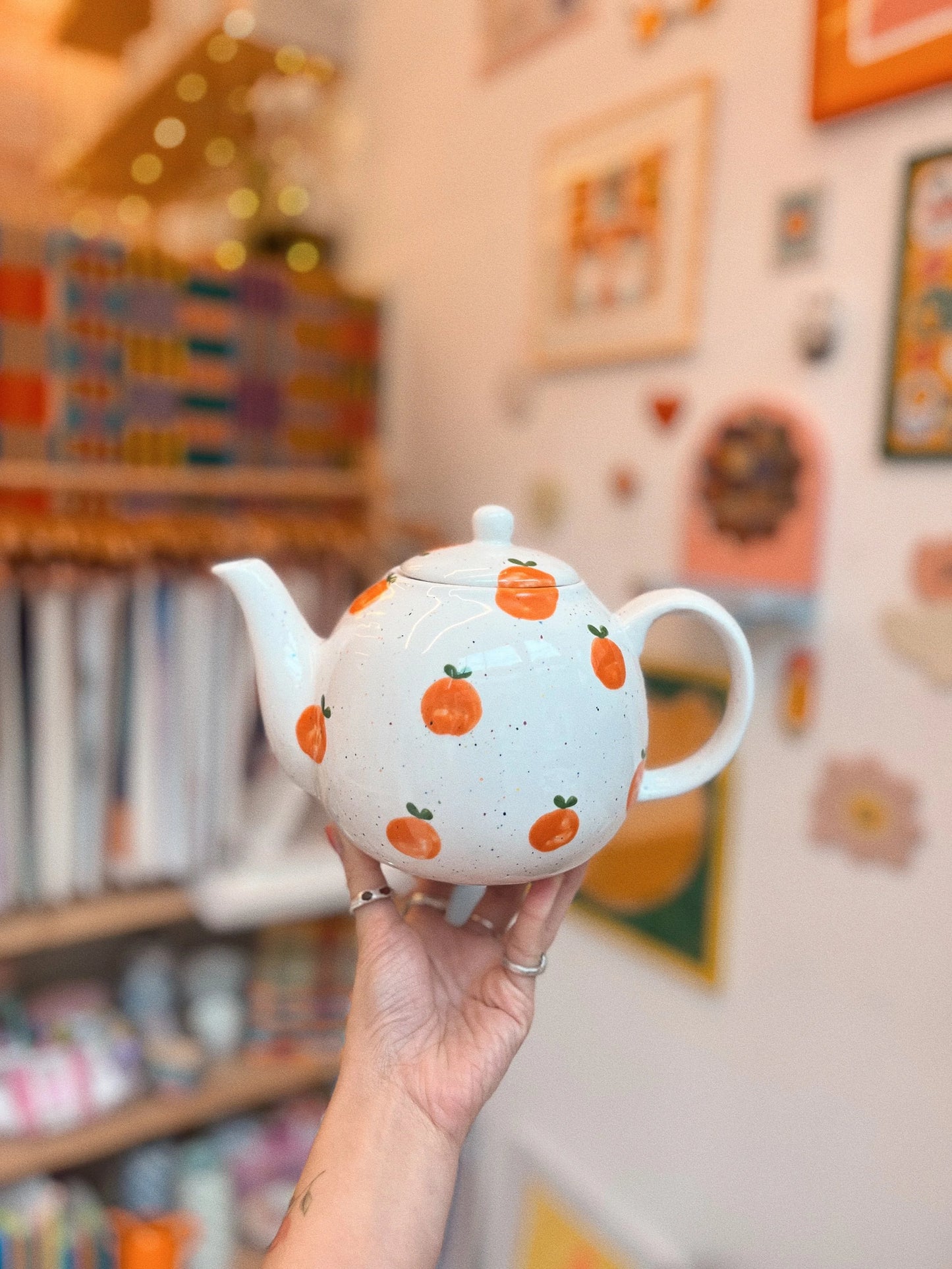 teapot | festive oranges