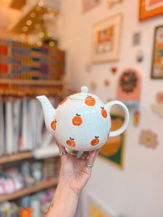 teapot | festive oranges