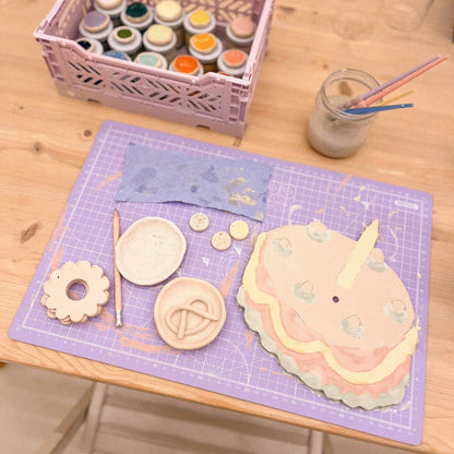 ceramic making: wall clock | 7 + 14 november
