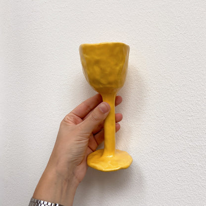 wine cup | yellow