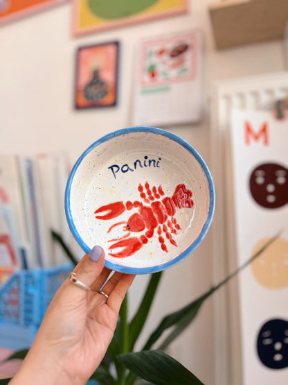 ceramic painting: pet bowl