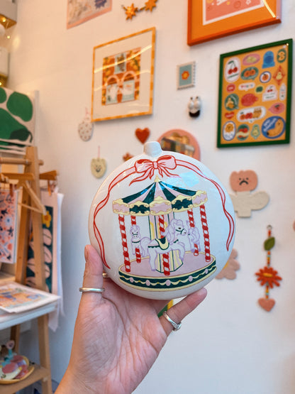 ceramic painting: baubles
